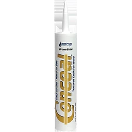 Sashco Sashco 46030 10.5 oz. Golden Mesa Conceal Textured Caulk Brown Tone Pack of 12 31525460307